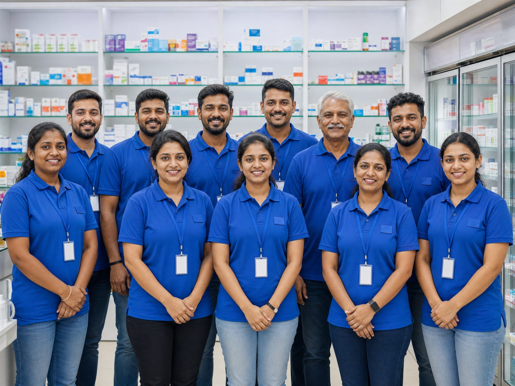 The Chemist Box team in branded uniform at one of our stores